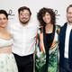 Jenny Slate, Dean Fleischer, Elisabeth Holm and Nick Paley attend the premiere of Marcel The Shell With Shoes On